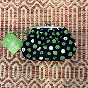 Vera Bradley Kiss Kiss Coin Purse NWT Lucky Dots
